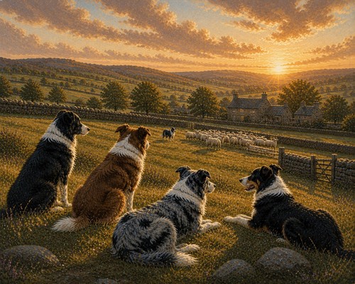 Border collie cane - border,