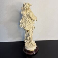 Statua Vintage Giuseppe Armani 1992 Firenze Firmata Venere-Dea 12,5" Base Legno