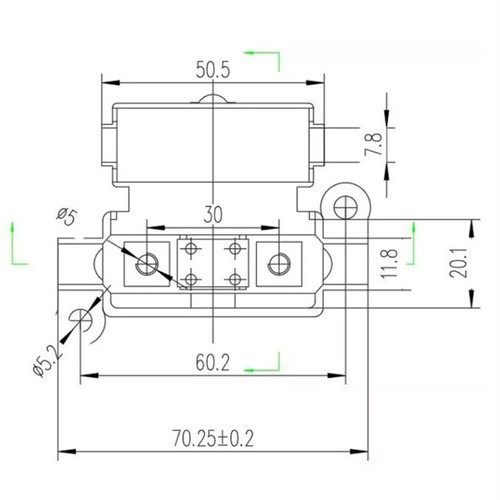 Fusibile abs rame - +,