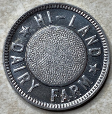 T9274 Hi-Land Dairy Farm, North Las Vegas, NV Anillo Restrike Arcade Gettone