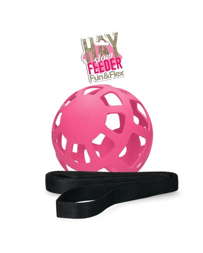 Hay slow feeder - hay, rosa