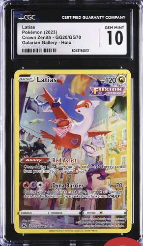 Cgc latias gg20 corona - cgc,
