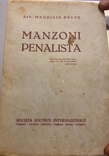 Manzoni Penalista - M. Preve -