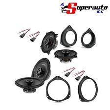 MACROM Kit completo fit Fiat Punto 199 Anteriore e Posteriore 5" casse auto