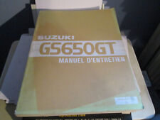 revue technique Suzuki GS650GT