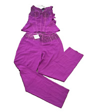 Top pantalone La Perla viola