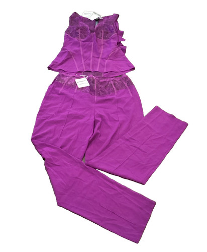Top pantalone perla viola - la,