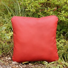 Cuscino IN Ecopelle 50x50 Pelle Federa Schienale Fodera Gatti Cani