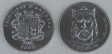 Andorra 1 centesimo moneta