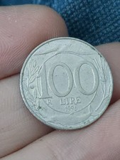 1996 Italy 100 Lire Coin T75
