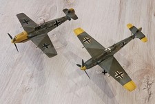 Me 109 E3-E4" Battle of Britain 1940" Painted Kit Hasegawa 1/72Due (2)...