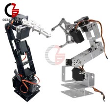 Kit montaggio artiglio morsetto robot alluminio braccio robotico altezza 6DOF 460CM