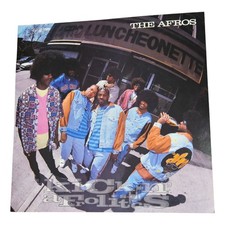 The Afros Kickin' Afrolistics Poster Album Piatto Promo 12x12 Doppia Faccia 1990