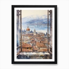 Paesaggio urbano invernale