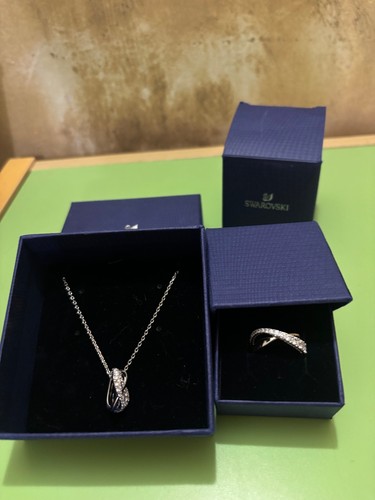 Collana anello swarovski - e,