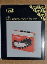 Walkman cassette Mini Riproduttore Stereo TREVI 359 Vintage