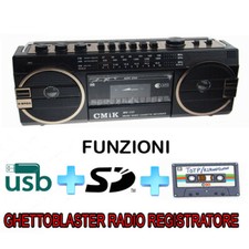 Radio cassetta registratore - radio,