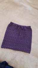 Gonna viola di lana