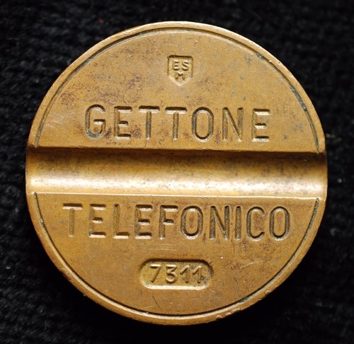 Gettone telefonico esm 7311 - gettone,