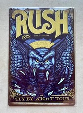 RUSH 1975 FLY BY NIGHT TOUR