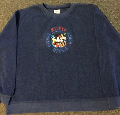 Vtg 90s mickey mouse fleece - vtg,