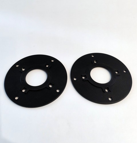 Paire supports faceplate