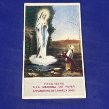 PREGHIERA ALLA MADONNA DEI POVERI APPARIZIONE BANNEUX LIBRICINO - immagine sacra