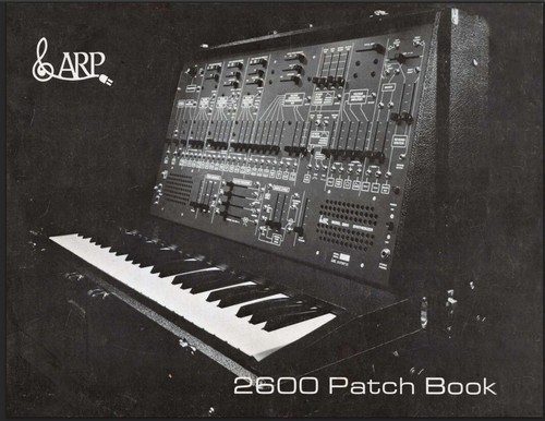 Arp 2600 patch - arp, manuale