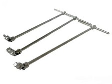 SET 3 CHIAVI MANICO A T CON SNODO SNODABILE MISURA 1/4-1/2-3/8 LUNGHEZZA 45cm