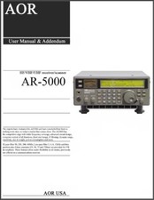 Aor 5000 manuale - ar-5000, &