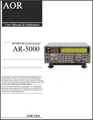 Aor 5000 manuale - aor, ar-5000