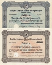 2 x Deutsche Linoleum-Werke