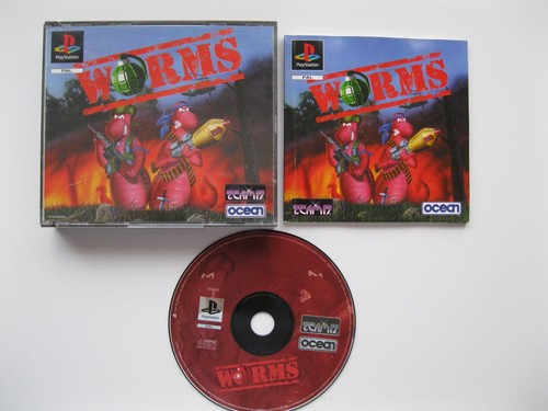 Ps1 worms sony playstation big - worms,