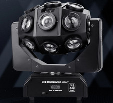 Testa Mobile LED 12x10W RGB/W