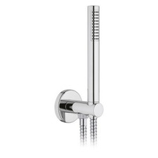 Chrome Brass Slim Round Shower