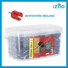 300 ISOLATORI GANCI LEGNO