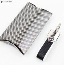 Portachiavi alfa romeo carbon - portachiavi,