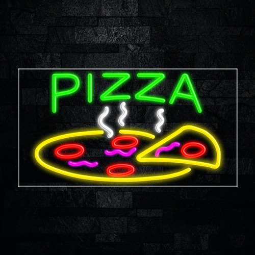 Insegna neon led pizza - insegna, al