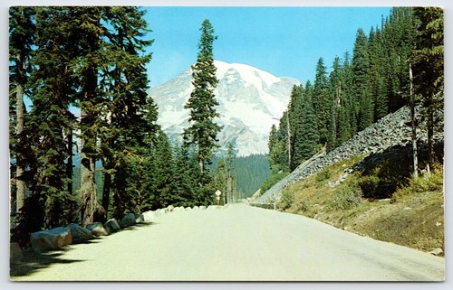 Postcard mount rainier - mount,