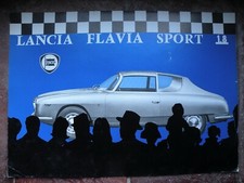 Depliant originale epoca Lancia Flavia Sport Zagato  (Alfa Romeo Fiat Maserati)