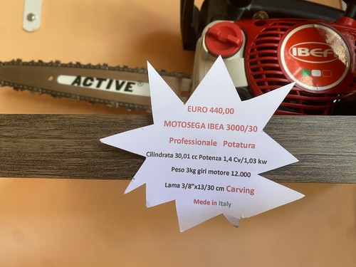 Motosega scoppio ibea - motosega, a