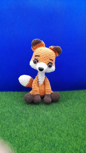 Volpe peluche morbido