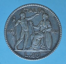 VITTORIO EMANUELE III 20 LIRE