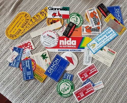 Lotto adesivi assistenza - adesivi,