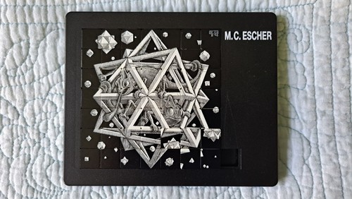 Puzzle vintage escher art - vintage,