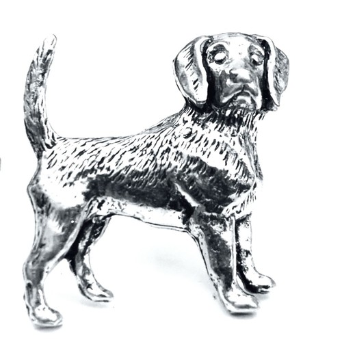 Beagle lapel pin - beagle, —