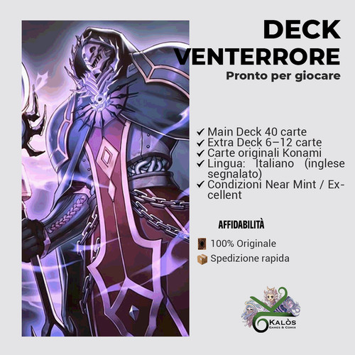 Yugioh mazzo deck - mazzo, venterrore