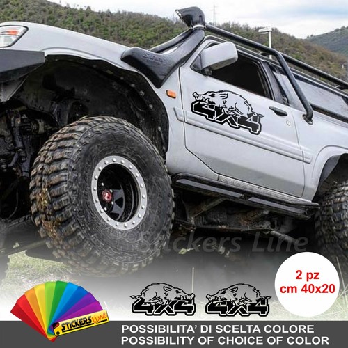 Adesivi cinghiale 4x4 - cinghiale, off