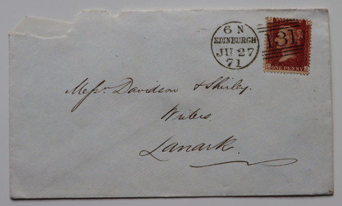 One penny red 1871 - qv,