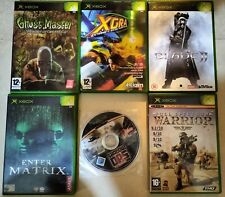 LOTTO STOCK 6 VIDEO GIOCHI XBOX PRIMA SERIE ORIGINALI PRIMO MODELLO